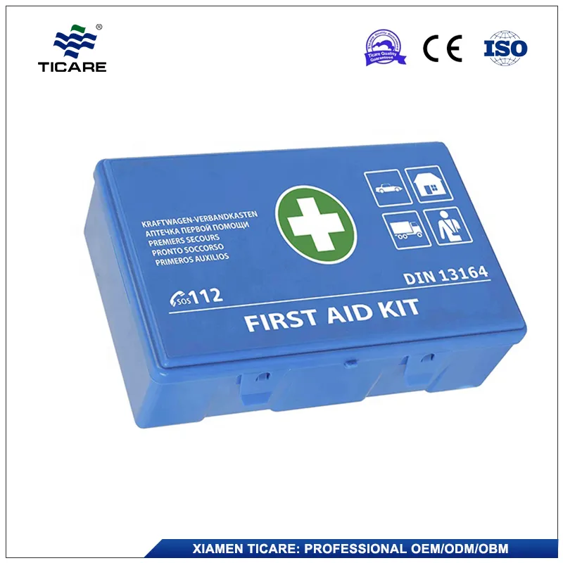 DIN 13164 Travel Car Use Kit de Primeiros Socorros Veículo de Emergência Medical Bag FDA